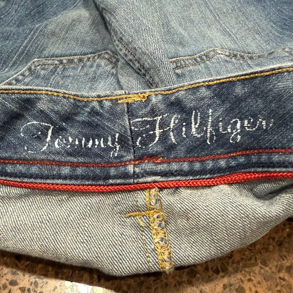 TOMMY HILFIGER DENIM MINI SKIRT 2 Women's Skirt Blue Y2K Vintage Preppy 2000's - Picture 7 of 9